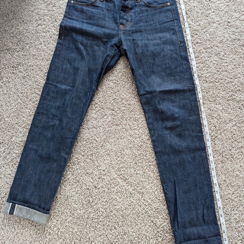 Naked & Famous Golder Hour Slub Super Guy Size 30